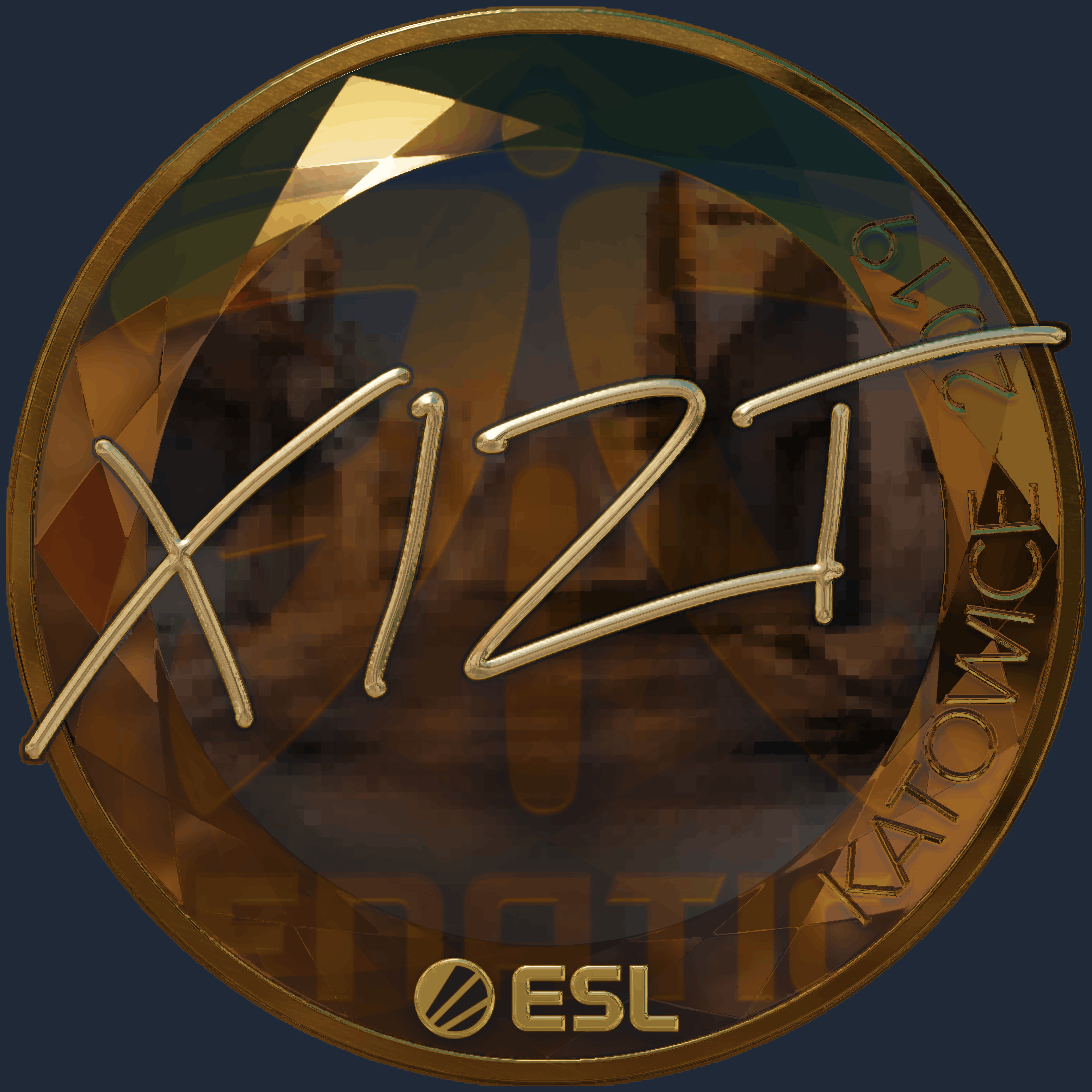 Sticker | Xizt (Gold) | Katowice 2019