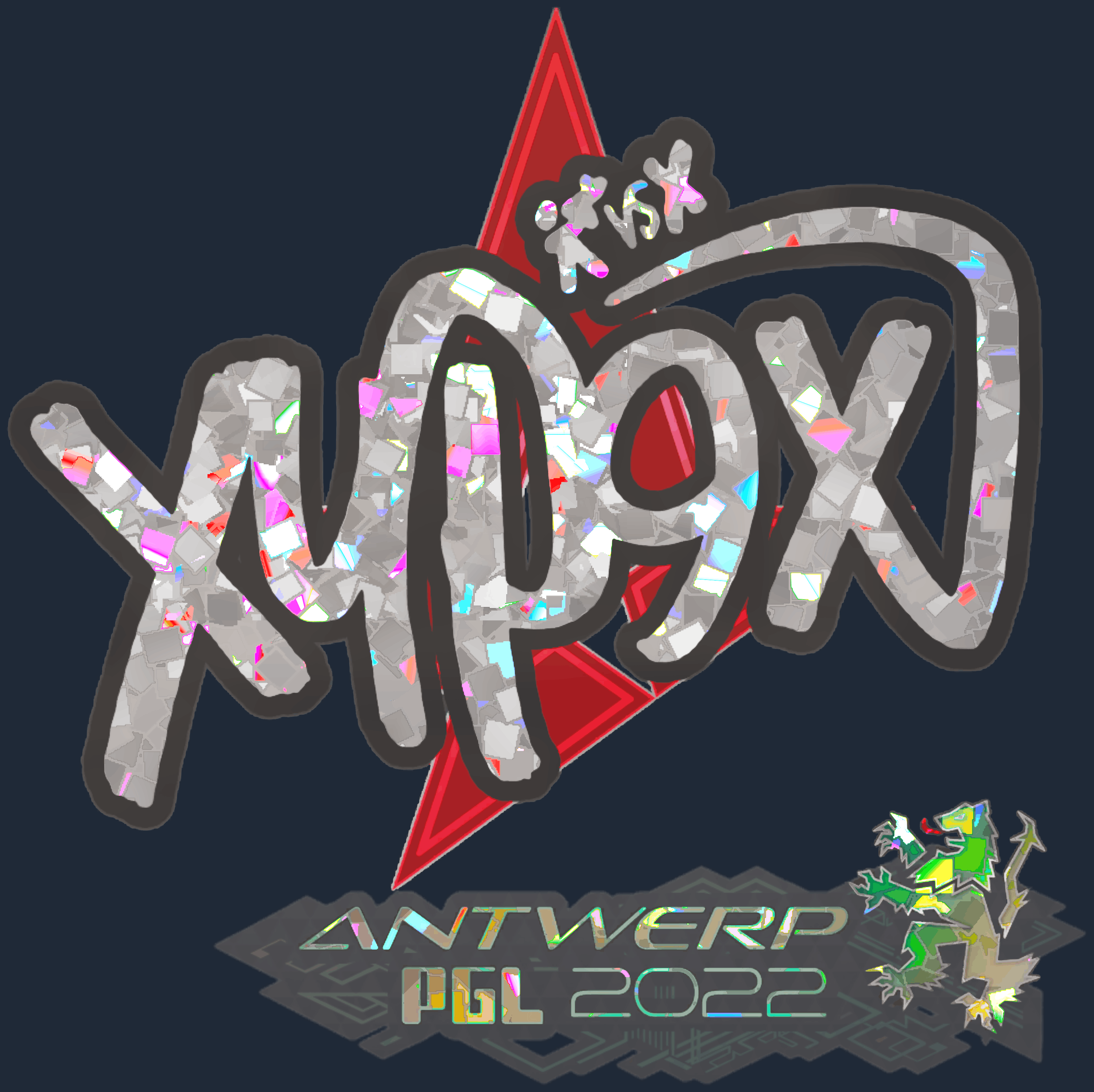 Sticker | Xyp9x (Glitter) | Antwerp 2022