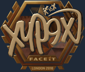 Sticker | Xyp9x (Gold) | London 2018
