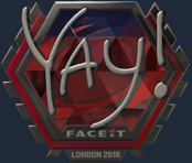 Sticker | yay (Foil) | London 2018