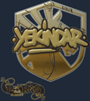 Sticker | YEKINDAR (Gold) | Paris 2023