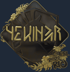 Sticker | YEKINDAR (Gold) | Rio 2022