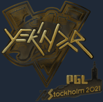Sticker | YEKINDAR (Gold) | Stockholm 2021