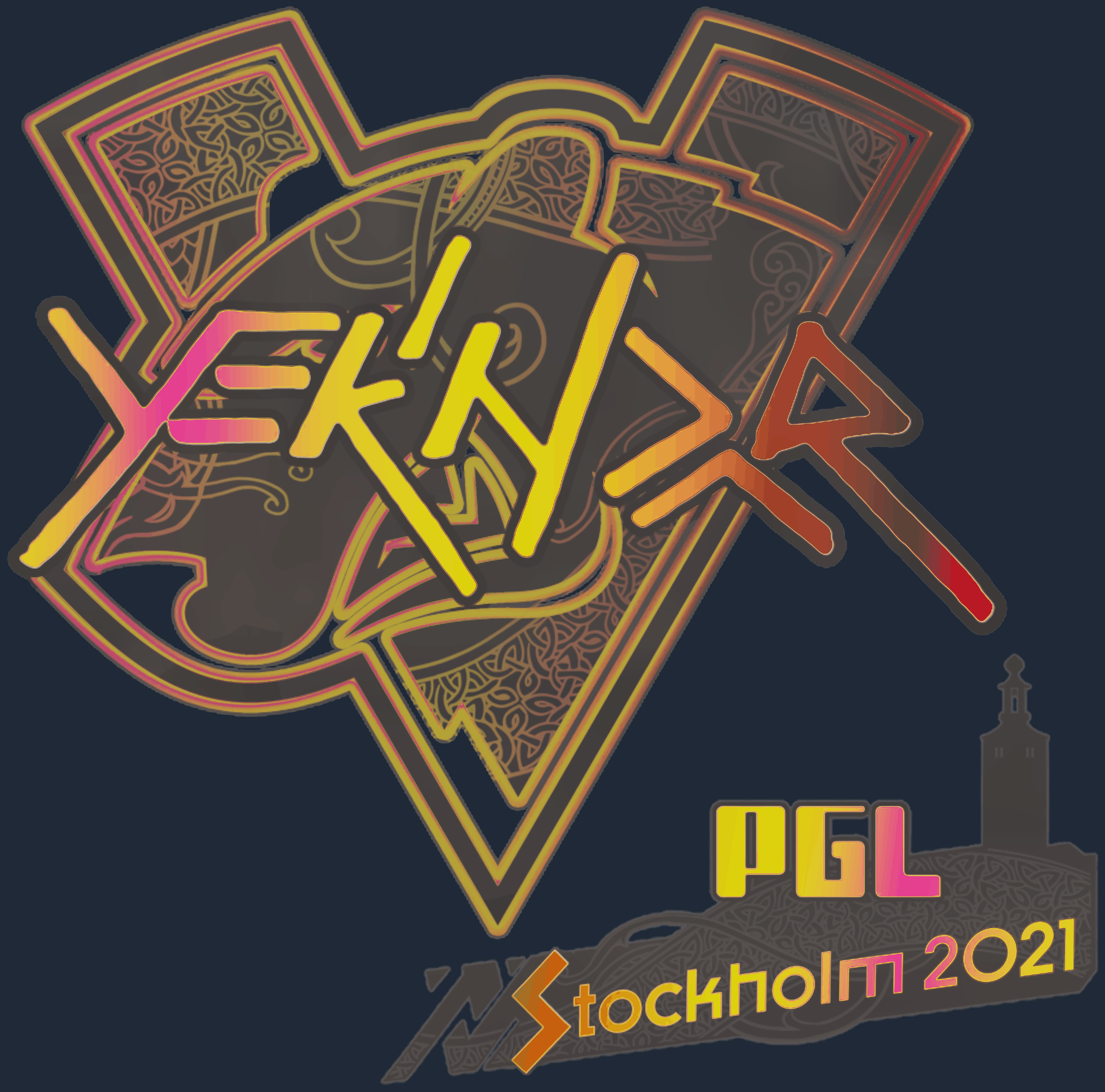 Sticker | YEKINDAR (Holo) | Stockholm 2021