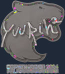 Sticker | yuurih (Glitter) | Copenhagen 2024
