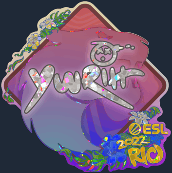 Sticker | yuurih (Glitter) | Rio 2022