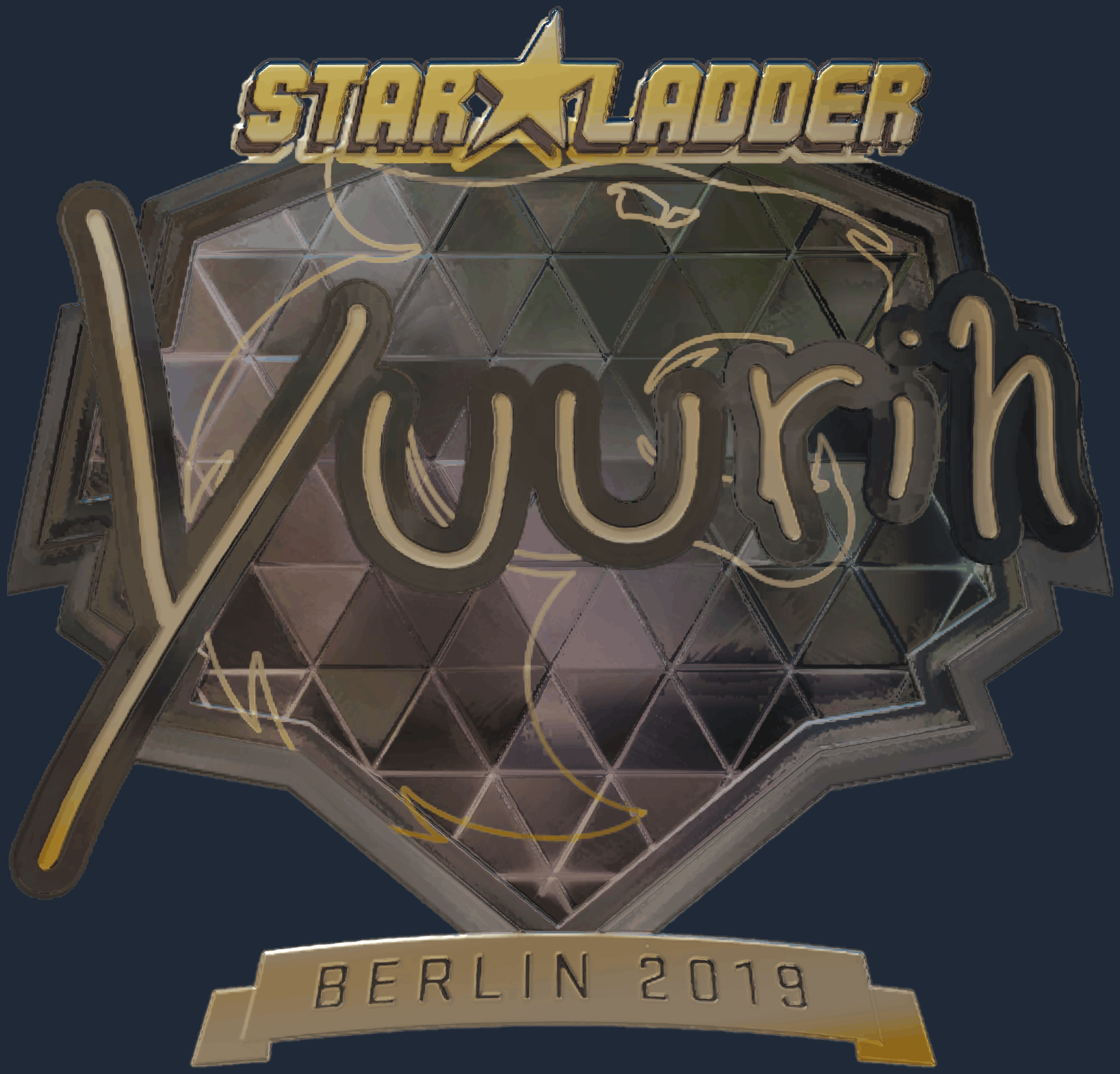 Sticker | yuurih (Gold) | Berlin 2019