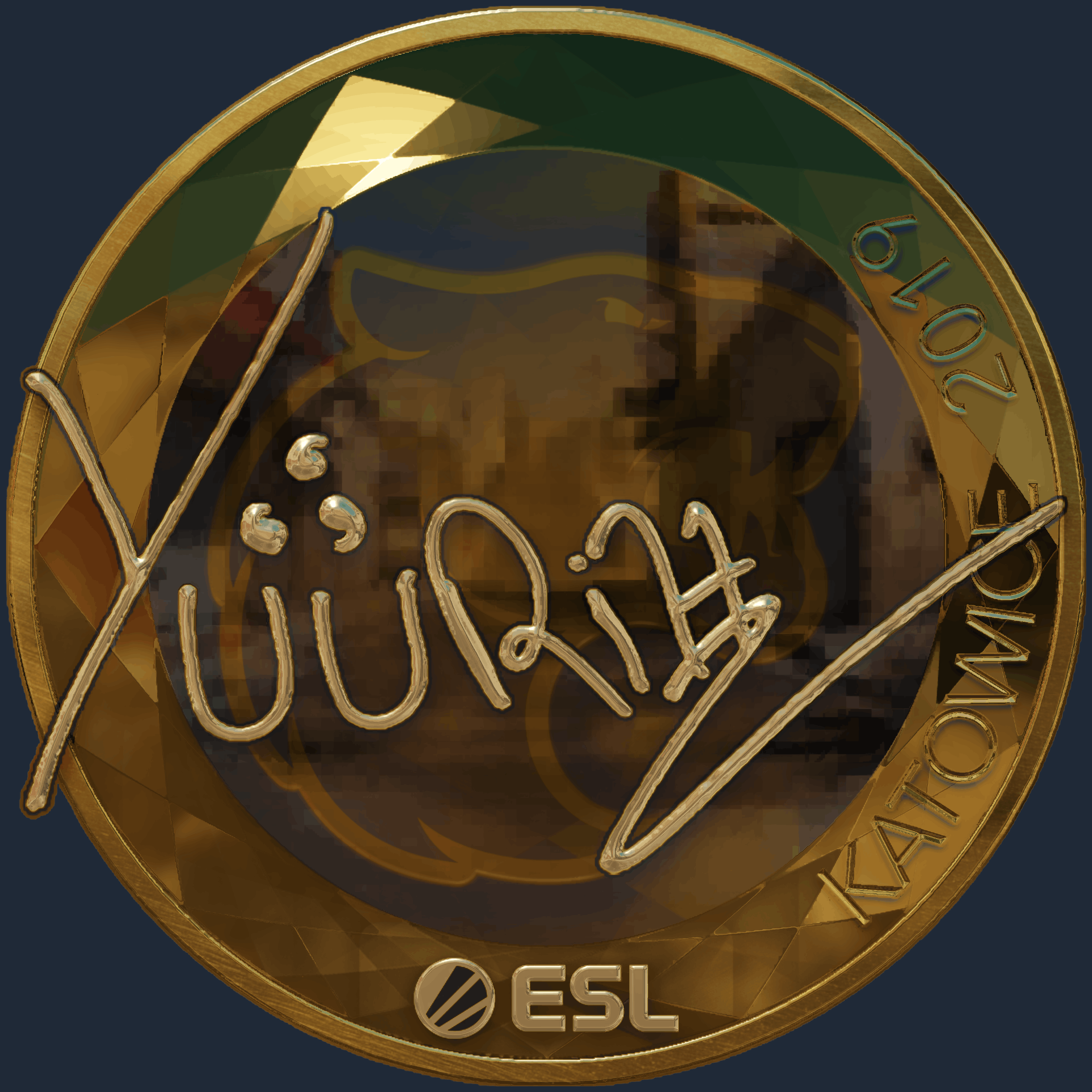 Sticker | yuurih (Gold) | Katowice 2019