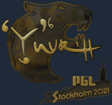 Sticker | yuurih (Gold) | Stockholm 2021