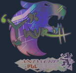 Sticker | yuurih (Holo) | Antwerp 2022