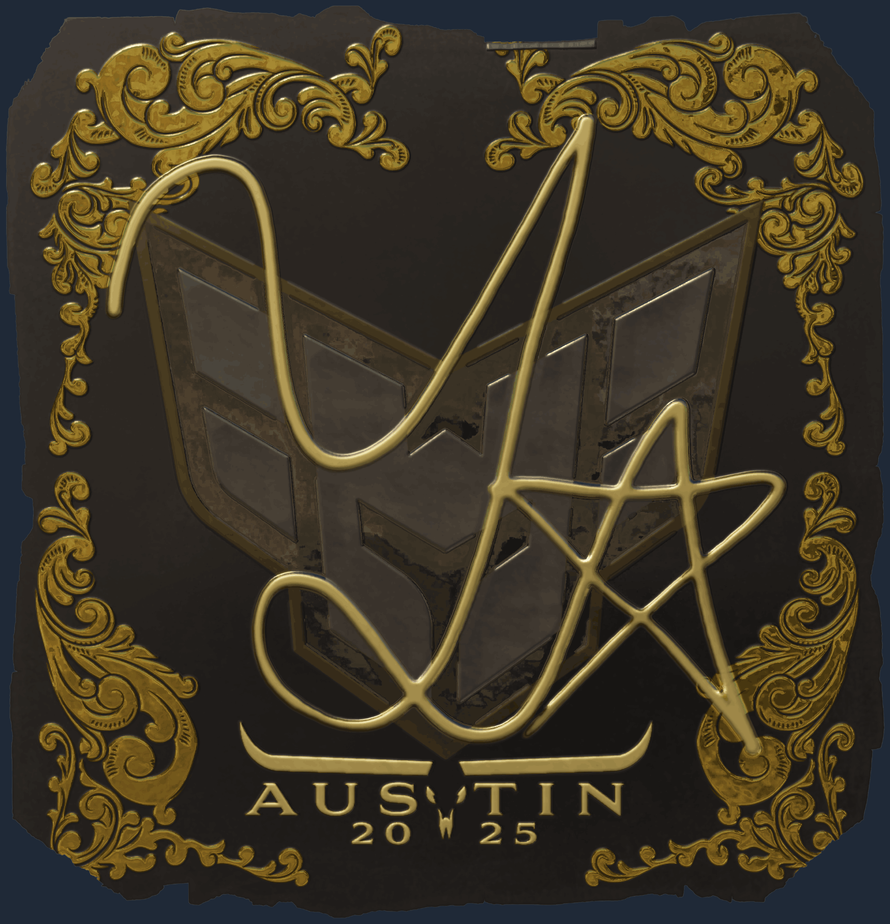 Sticker | yxngstxr (Gold) | Austin 2025