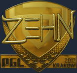 Sticker | zehN (Gold) | Krakow 2017