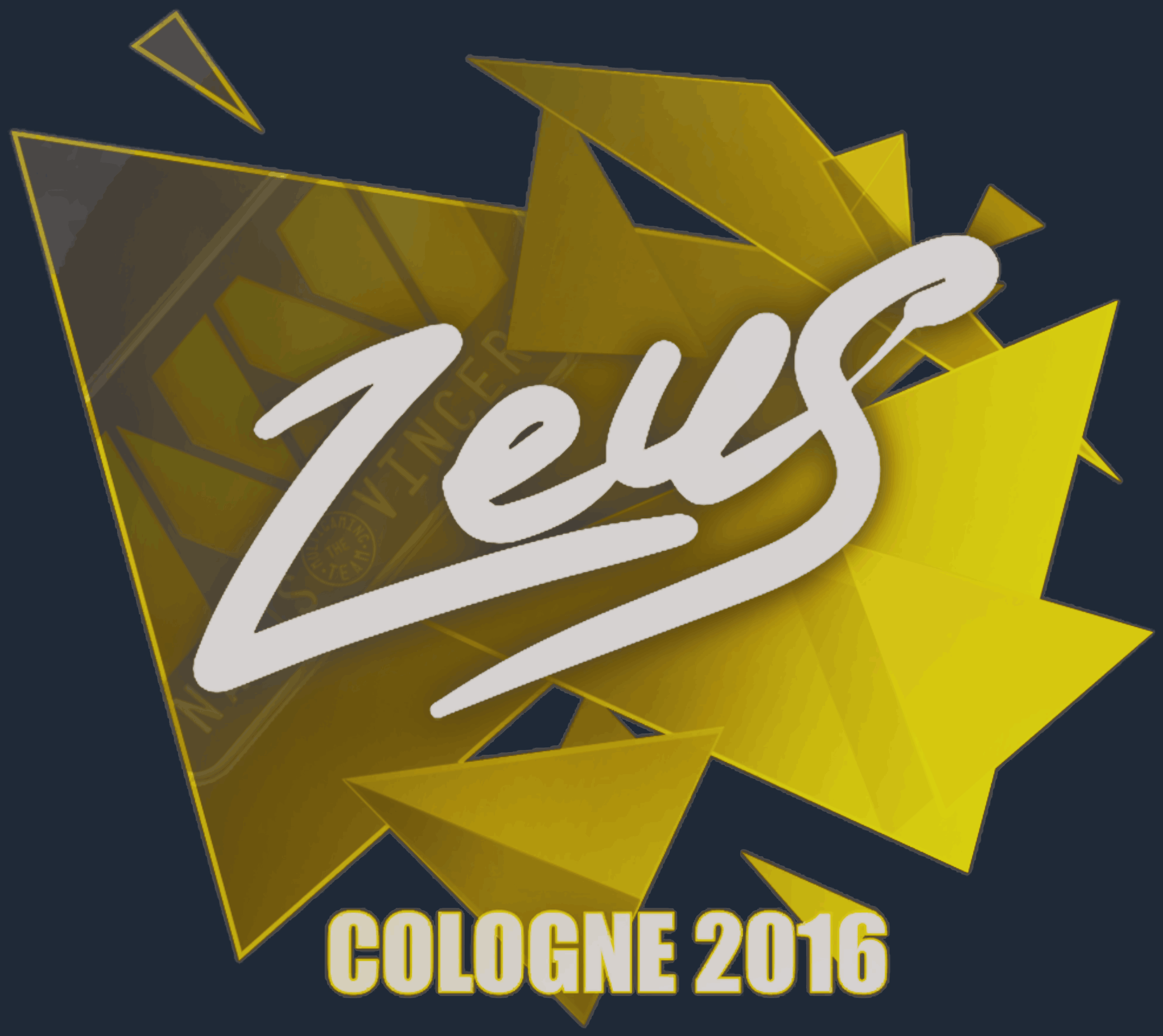 Sticker | Zeus | Cologne 2016