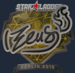 Sticker | Zeus (Foil) | Berlin 2019