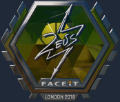 Sticker | Zeus (Foil) | London 2018