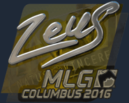 Sticker | Zeus (Foil) | MLG Columbus 2016