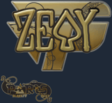 Sticker | zevy (Gold) | Paris 2023