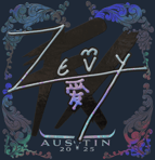 Sticker | zevy (Holo) | Austin 2025