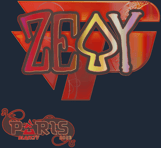 Sticker | zevy (Holo) | Paris 2023