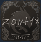 Sticker | zont1x (Foil) | Austin 2025