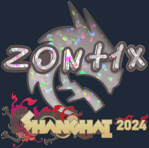 Sticker | zont1x (Glitter) | Shanghai 2024