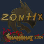 Sticker | zont1x (Gold) | Shanghai 2024