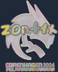 Sticker | zont1x (Holo) | Copenhagen 2024