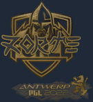 Sticker | zorte (Gold) | Antwerp 2022