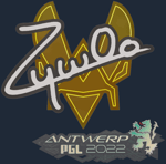Sticker | ZywOo | Antwerp 2022