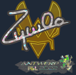 Sticker | ZywOo (Glitter) | Antwerp 2022