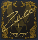 Sticker | ZywOo (Gold) | Austin 2025 Sticker | ZywOo (Gold) | Austin 2025 image