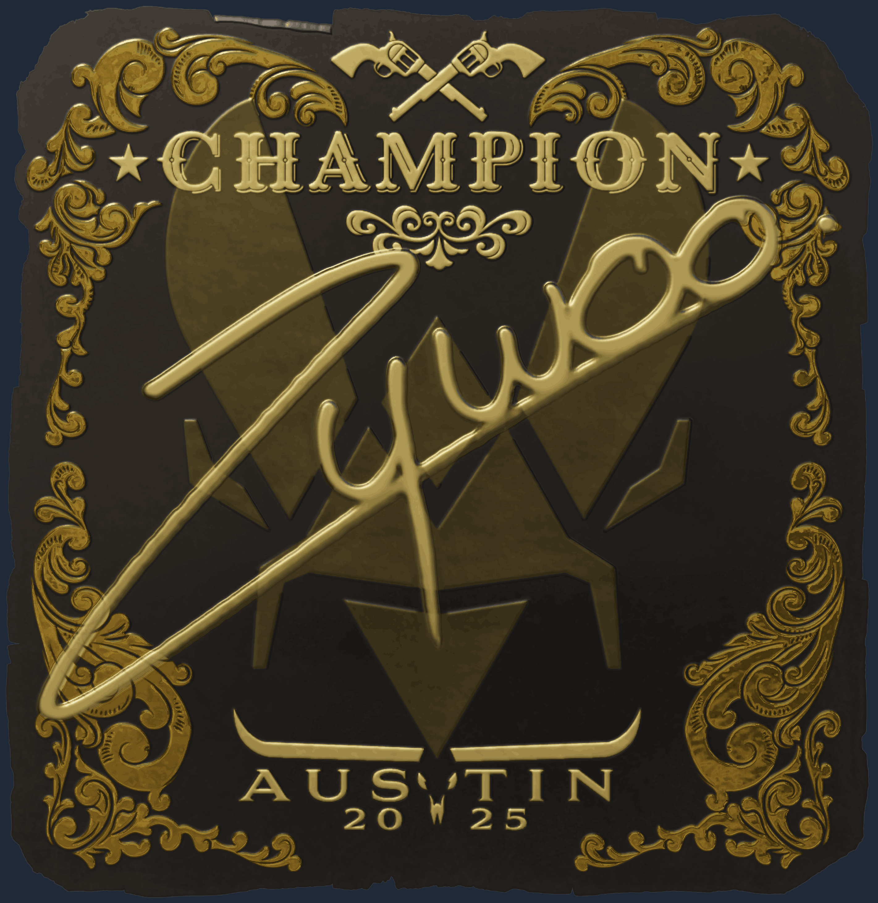 Sticker | ZywOo (Gold, Champion) | Austin 2025