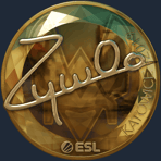 Sticker | ZywOo (Gold) | Katowice 2019