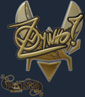 Sticker | ZywOo (Gold) | Paris 2023 image