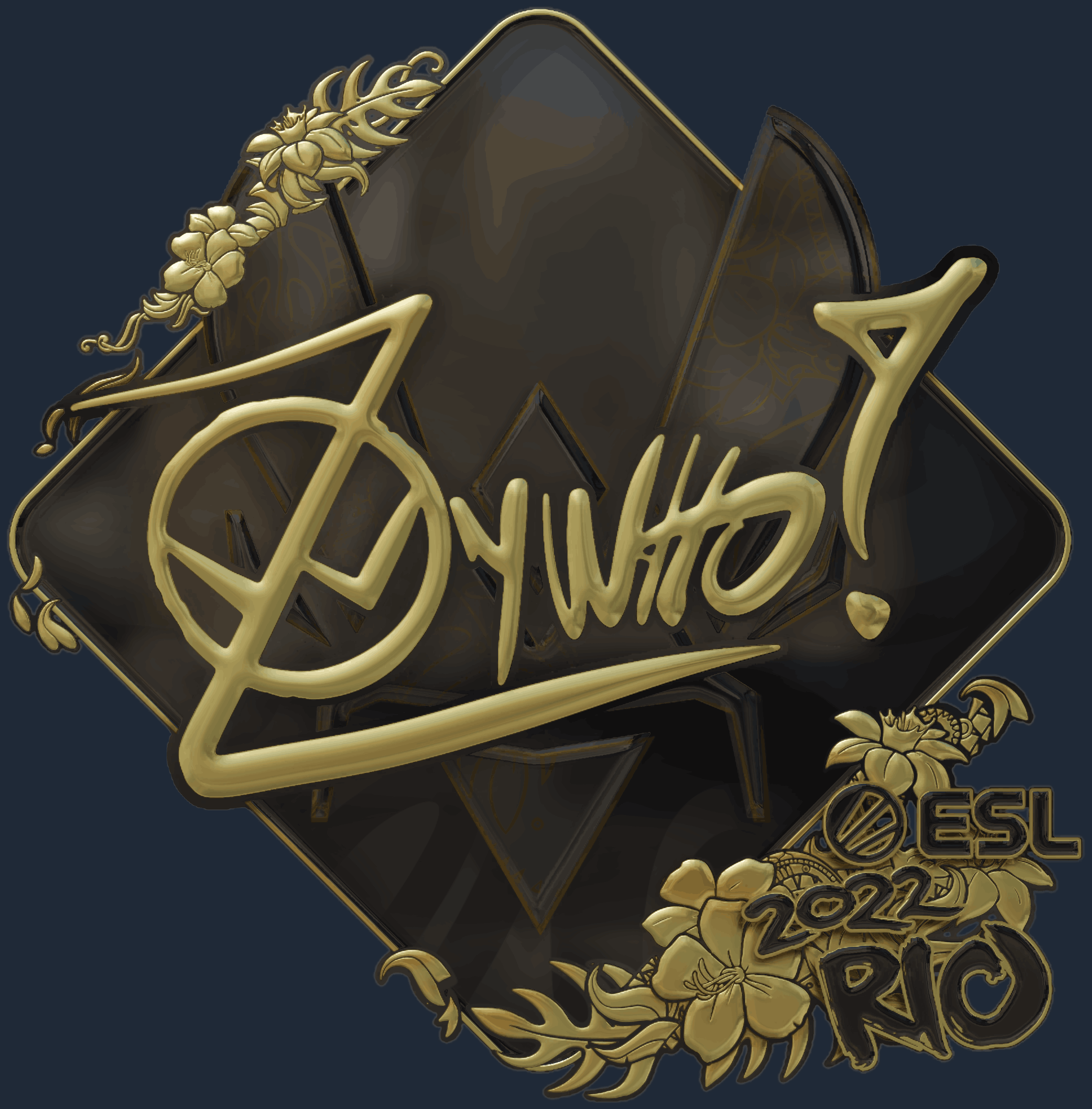 Sticker | ZywOo (Gold) | Rio 2022