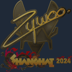 Sticker | ZywOo (Gold) | Shanghai 2024