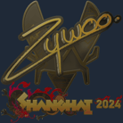 Sticker | ZywOo (Gold) | Shanghai 2024 Sticker | ZywOo (Gold) | Shanghai 2024 image