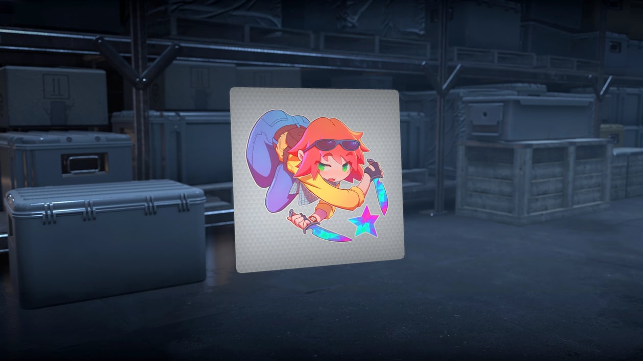 Preview image 3 of Sticker | Kawaii T (Holo)