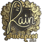 Sticker | rain (Gold) | Budapest 2025