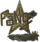 Sticker | FaNg (Gold) | Antwerp 2022