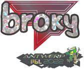 Sticker | broky (Glitter) | Antwerp 2022 image