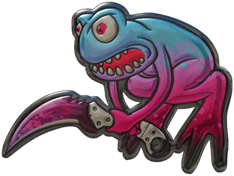 Sticker | Rana velenosa doppler (Foil)