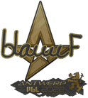 Sticker | blameF (Gold) | Antwerp 2022 image