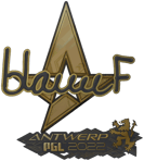Sticker | blameF (Gold) | Antwerp 2022