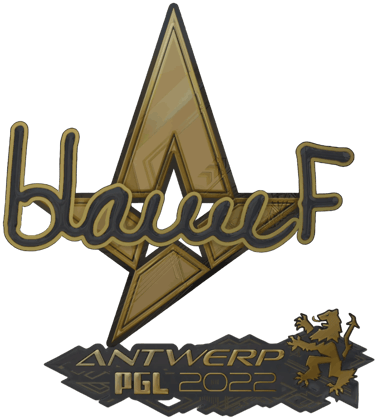 Sticker | blameF(금박) | 안트베르펜 2022