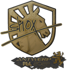 Sticker | shox (Gold) | Antwerp 2022 image