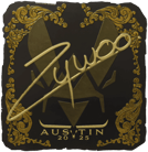 Sticker | ZywOo (Gold) | Austin 2025 image