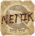 Sticker | nettik | Austin 2025 Sticker | nettik | Austin 2025 image