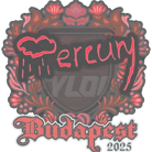 Sticker | Mercury | Budapest 2025 Sticker | Mercury | Budapest 2025 image