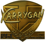 Sticker | karrigan (Gold) | Krakow 2017